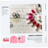 Healvian Nail Drill Bit Organizer 30-slot Cleaning Case Manicure Supply
