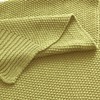 PiccoCasa 100% Cotton Knit Throw Blanket,Solid Lightweight Decorative Throws and