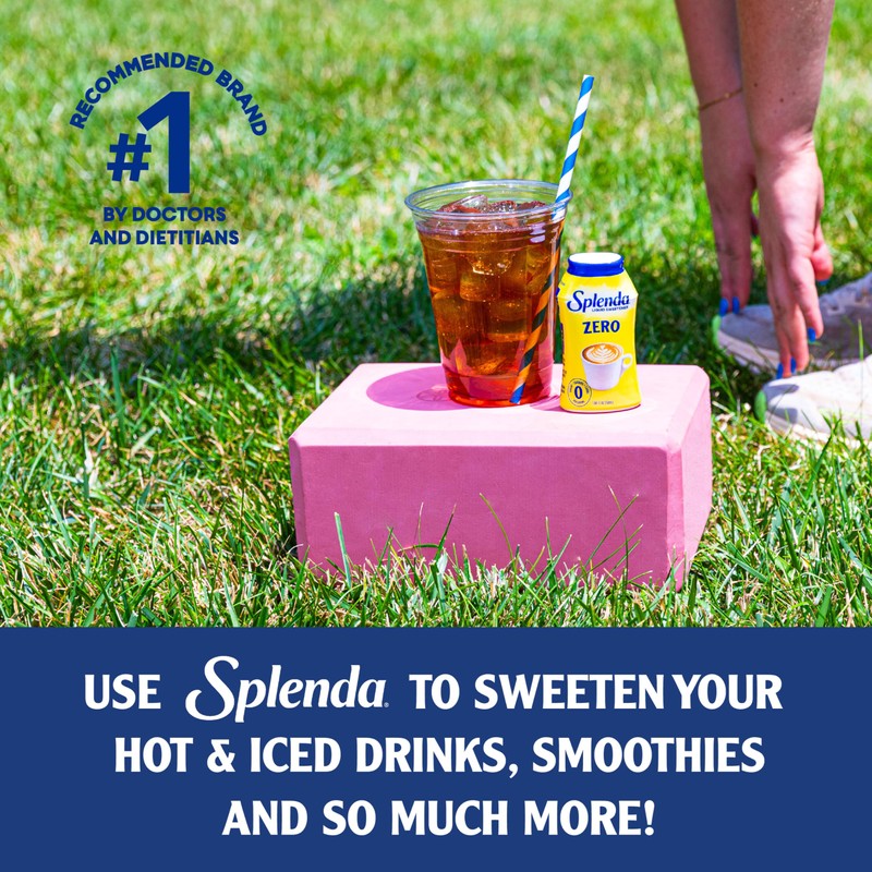 SPLENDA LIQUID Zero Calorie Sweetener drops, 1.68 Ounce Bottle (Pack