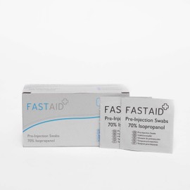 Fast Aid Pre-Injection Swab – Non-Woven Material - 70% Isopropyl Alcohol Solution – Disinfection (2)