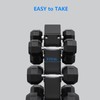 Dumbbell Rack Stand Only,A-Frame Dumbbell Weight Rack for Home Gym,Space