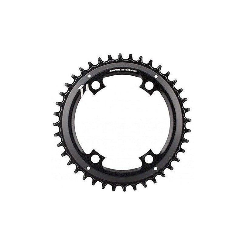 PLATO SRAM XSYNC APEX1 11V. 40D. 110 mm ALU NEGRO