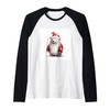 Christmas danish design Polar Bear Winter Raglan Baseball Tee