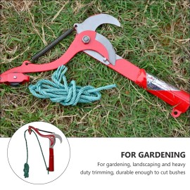 Angoily Tree Pruner Manual Pole And Tree Pruner Harvester Gardening Trimming Shears For