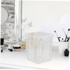 Mikinona 2pcs Plastic Storage Boxes with Lids Multi Functional Organizer