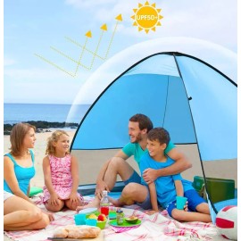 Pop Up Portable Beach Canopy Sun Shade Shelter Outdoor Camping Fishing Tent Mesh
