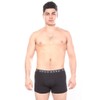BOSS Men's 3-Pack Cotton Boxer Brief, True Black, Medium