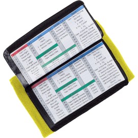 Football Play Wristbands - Youth Quarterback Gear - Wristband Playbook - Softball Wristbands for Signs (Yellow)