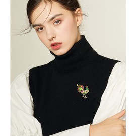 Rhinestone Colorful Rooster Brooch Pin for Women Girls Enamel Feather Cock Hen Farm Animal Brooches Lapel Pins Cute Dress Accessories for Hat Bag Suit Farmer's Market Group Father's Day