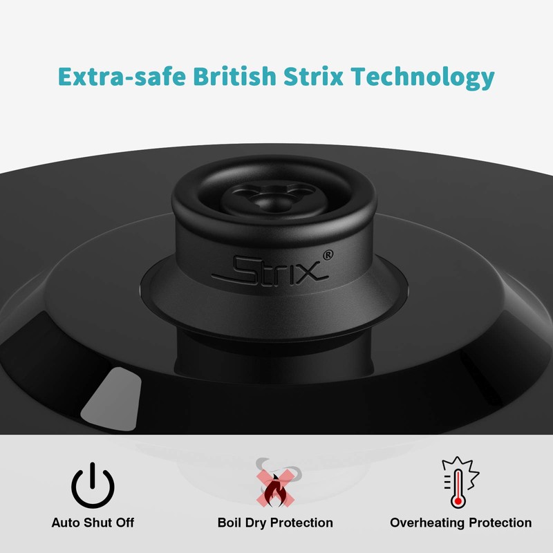 Secura Original Stainless Steel Double Wall Electric Water Kettle 1.8