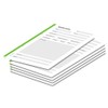 PRICARO 5 x A6 Punched Telephone Notepad - Green