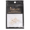 18K Real Gold Plated Non-Tarnish Double Hole Linking Rings 9.5x9.5mm