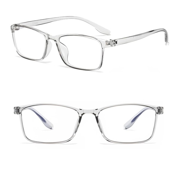 SHUNXI Nearsighted Glasses For Men Women, TR90 Super Flexible Frame