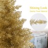 Diahom Table Tinsel Christmas Tree Artificial Mini Small 24 inches