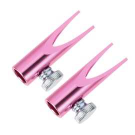 Minkissy Makeup Pencil Sharpener Set 2pcs Metal Dual Sides for Eyebrow Eyeliner and Lip Liner User-Friendly Design