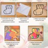 QIURUYUE Pack of 12 Christmas Crafts, Children's Maple Leaf Craft