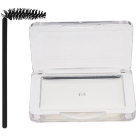 Gel Fijador de Cejas Incoloro para Forma Jabón Acrílico y Cepillo, Set 1 para Maquillaje y Peinado de Cejas Natural sin Agentes Espumantes