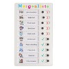 Checklist Board, Stick-On Task List, Stick-On Task List, Reusable Memo