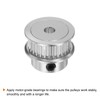 sourcing map 2 x 2GT Pulley 30 Teeth 5 mm