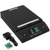 Accuteck 50 lb All-in-One Black Digital Shipping Postal Scale with