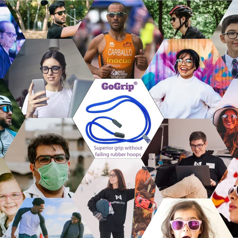 GoGrip Original - Secure Glasses Cord - Spectacle and Spec