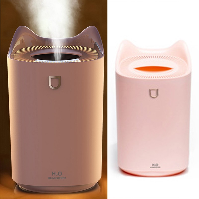2L Air Humidifier USB Deep Hydration Fine Spout Multifunction Desk