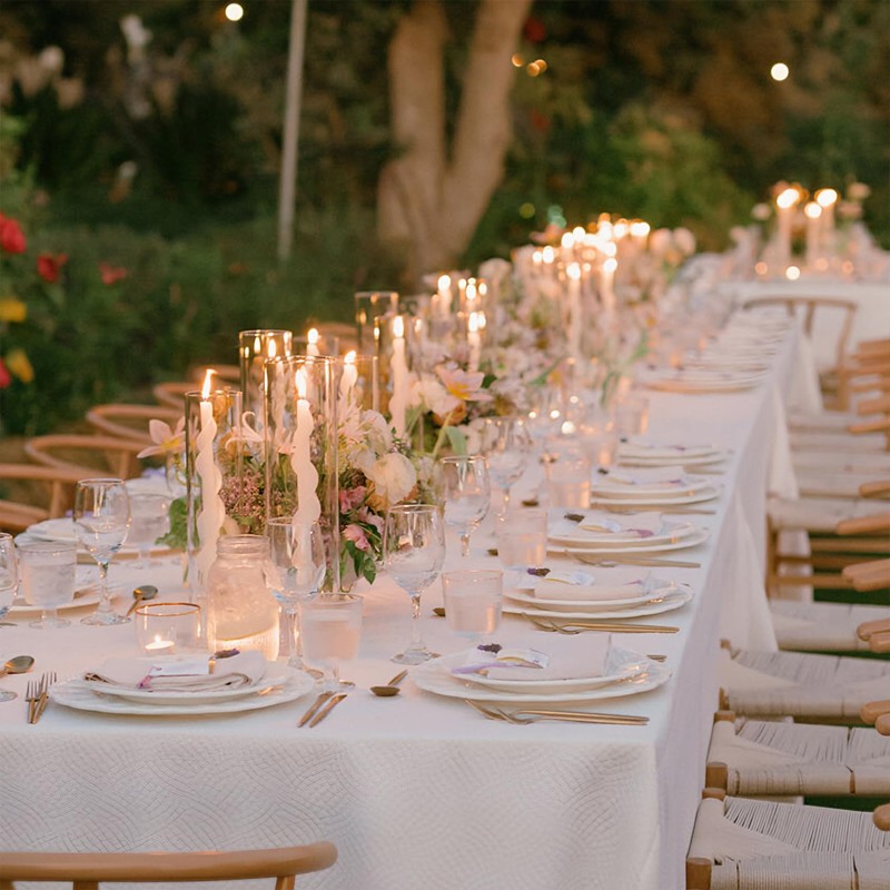 Hurricane Candle Holder Thickened Cylinder Covers 4 Pcs Taper Candle
