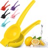 Zulay Kitchen sqeeze-001 Single Bowl Squeezer, Aluminium, Lemon Yellow