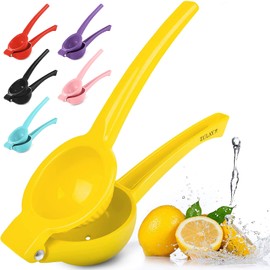 Zulay Kitchen sqeeze-001 Single Bowl Squeezer, Aluminium, Lemon Yellow