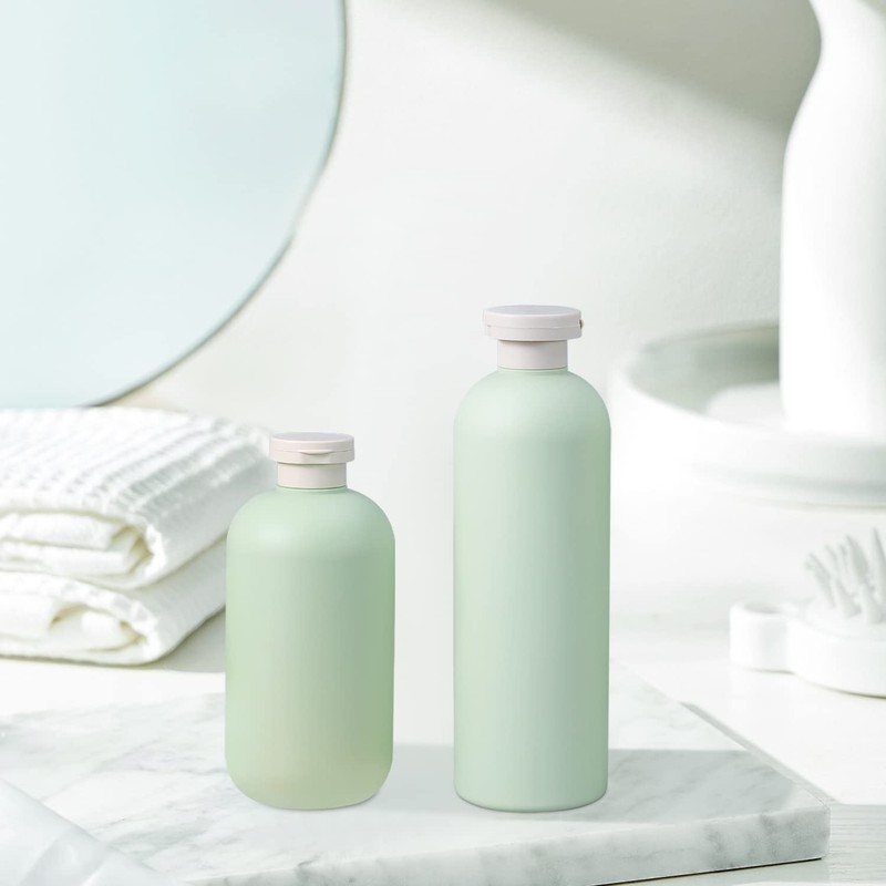 UMETASS - Botellas exprimidas de 10 onzas con tapa abatible,