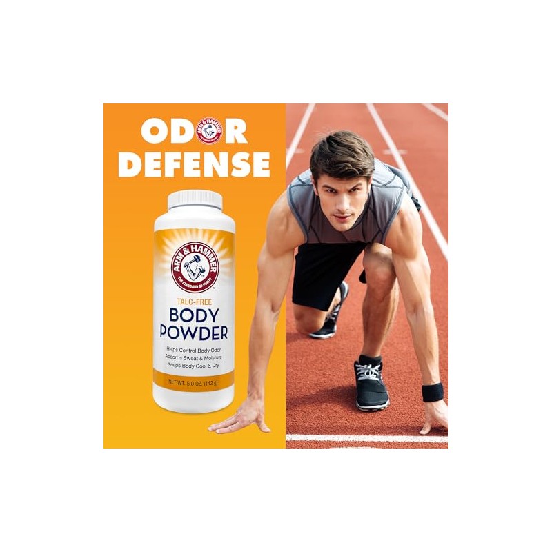Talc-Free Body Powder for Body Odour Sweat & Moisture