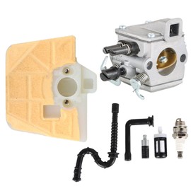 raseparter C3A-S31A 034 036 Chainsaw Carburetor Replacement for MS340 MS350 MS360 360Pro Replace 11251200651 11251200613 11251200614 with Air Fuel Filter