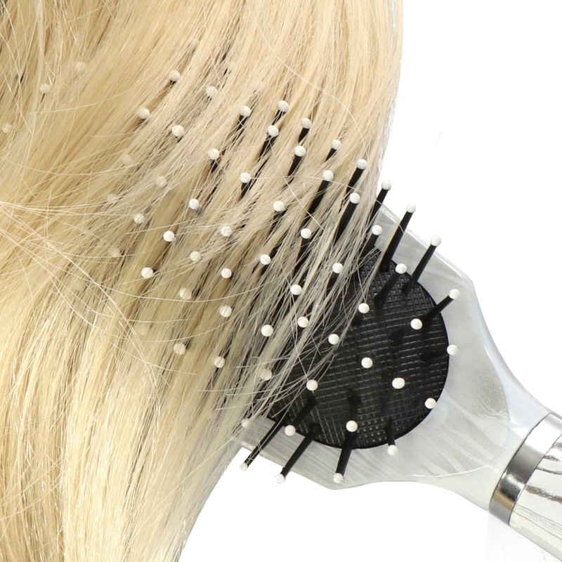 com-four® 2-Piece Hair Brush Set for Men and Women -