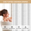 Aikku Small Stall Shower Curtain and Snap in Liner Set