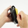 e-mono Genuine Leather Men's Coin Purse, Coin Case, Aori Shaped,