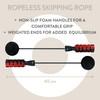ORRY Weighted Ropeless Skipping Rope - Set of 2, Black