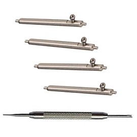 VintageTime Watches | 26mm Strap Pins Quick Release 1.8 mm Spring Bar Pins with Tool | Pack of 4 | Stainless Steel 26mm
