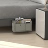 Edudif Bedside Caddy Bedside Organizer with Fixed Straps & Water