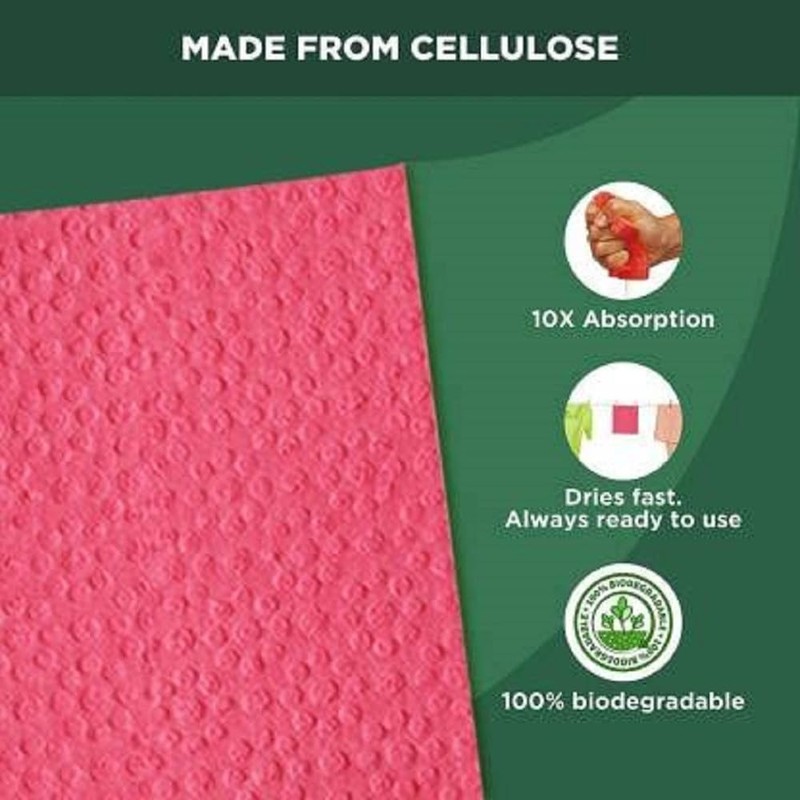Yuktha Swedish Dish Cloth Eco Friendly Reusable Dish Cloths, Absorbent