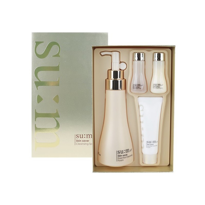 su:m37˚ 숨37 스킨 세이버 에센셜 클렌징폼 250ml 기획세트 SU:M37 Skin