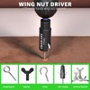 74-Piece Magnetic Nut Driver Set for Impact Drill Metric &