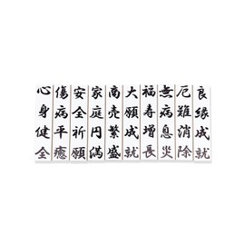 shingon.shop Prayer Rubber Stamps - Money Stamps - Ema Stamps Oil Resistant (Small x 10 Sets)