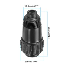 PATIKIL Air Compressor Oil Cap Plug 3pcs 19.5mm Replacement Oil Fill Breather Vent Cap for General Air Compressor