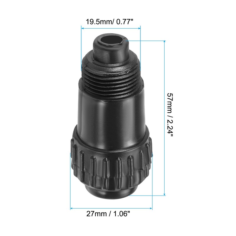 PATIKIL Air Compressor Oil Cap Plug 3pcs 19.5mm Replacement Oil