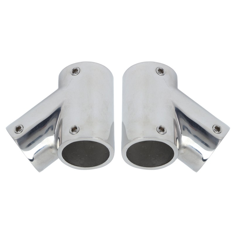 1 Pair of Boat Handrail Fittings Parts 60 Degree 316
