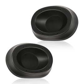 Universal Angled Speaker Enclosures Boxes Pods Surface Mount, Compatible with Rear Deck Door Car Truck ATV Marine, Install 6 x 9 Speakers, 2PCS