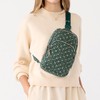 Vera Bradley Women's Premium Cotton Lorman Sling Backpack Bag, Mistletoe