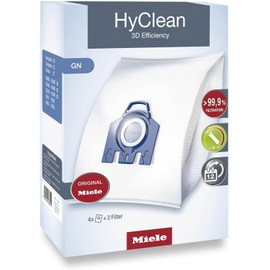 Compatible With Miele Hoover Bags 4 Pack with 2 Filters - Superior Filtration, Minimal Dust Loss, Miele GN Vacuum Bags for Classic C1, Complete C1 C2 C3, S227 S240, S270, S400, S600, S800, S2, S5, S8