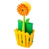 VIGAR Flower Power Spülbecken Organizer mit Spülbürste und Schwamm, PVC,