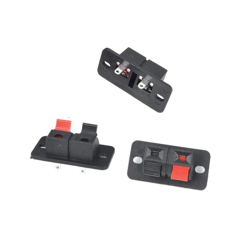 3x 2 Way Terminal Block for Speaker Loudspeaker Push Button